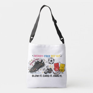 Worry-Free Ref Kit — Funny Kawaii Soccer Referee  Crossbody Bag