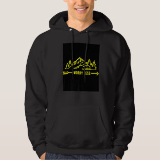 Worry Free With Mountain Panorama Easy Going Fashi Hoodie