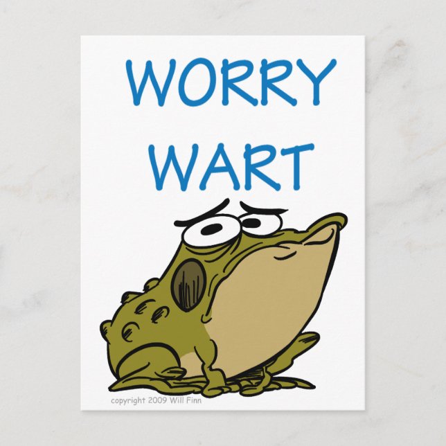 WORRY WART POSTCARD (Front)