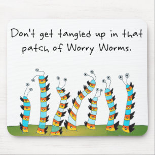 Worry Worm Mouse Pad