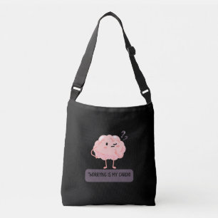 Worrying Is My Cardio – Funny Anxiety Crossbody Bag