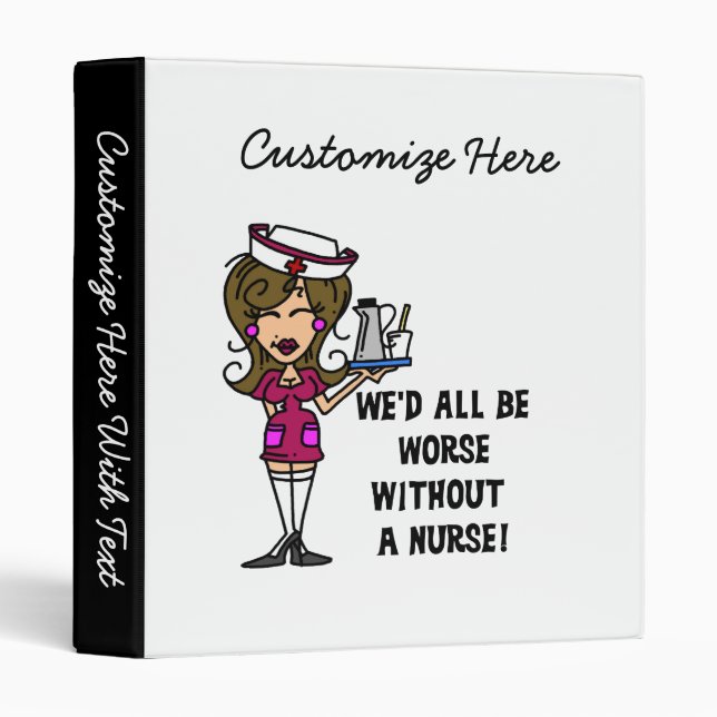 Worse Without a Nurse Binder (Front/Spine)
