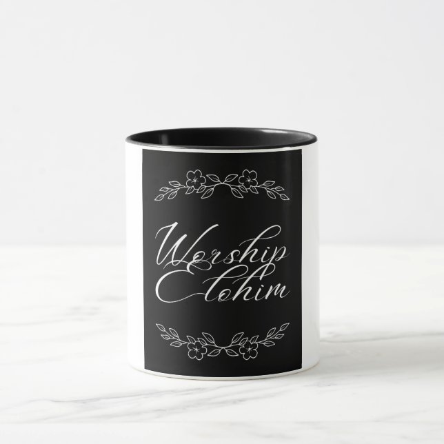 Worship Elohim Mug (Center)