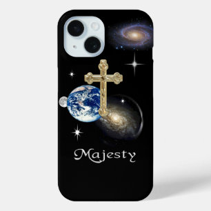 Worship his Majesty Christian iPhone 15 Case