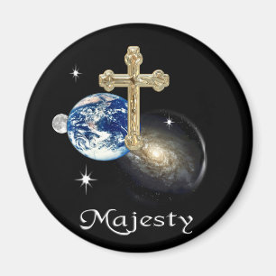 Worship his Majesty Magnet