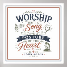 Worship Isn’t A Song Heart Christian Quote
