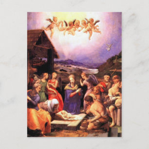 Worship of the Shepherds - Bronzino Postcard