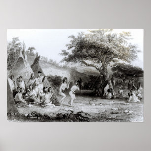 Worship of the Sun, engraved by R. Ehnshelwood Poster