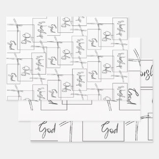 Worship Only God Wrapping Paper Sheet