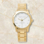 Worshipful Master Freemason Masonic Lodge Watch<br><div class="desc">Worshipful Master,  Freemason,  Masonic Lodge charity,  Commemorative watch. Personalize it with your own text.</div>
