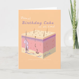 WORST BIRTHDAY CAKE CARD