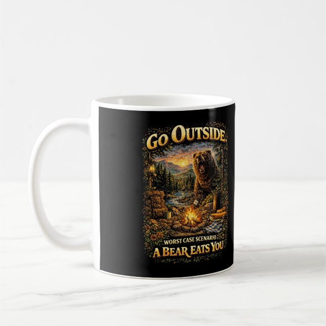 Worst Case Wilderness Coffee Mug (Left)