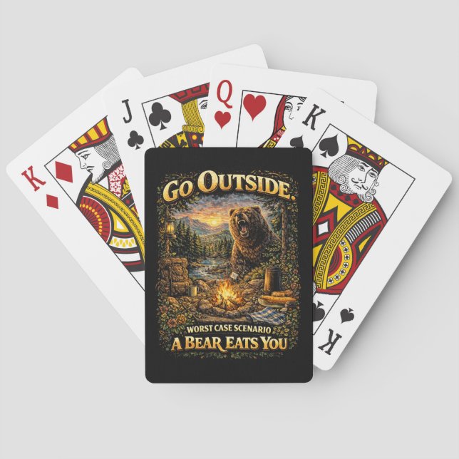 Worst Case Wilderness Playing Cards (Back)