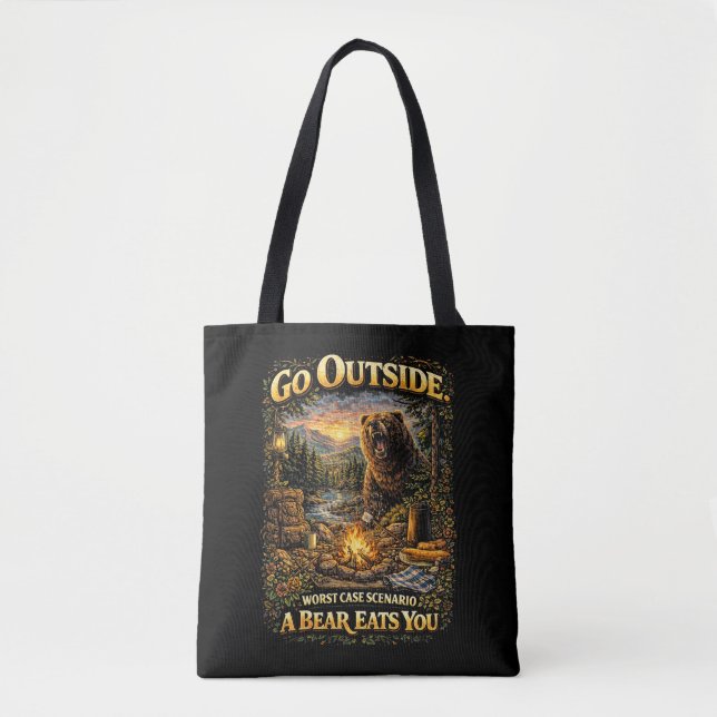 Worst Case Wilderness Tote Bag (Front)