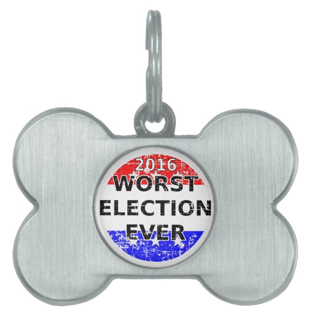 Worst Election Ever Pet Tag (Front)