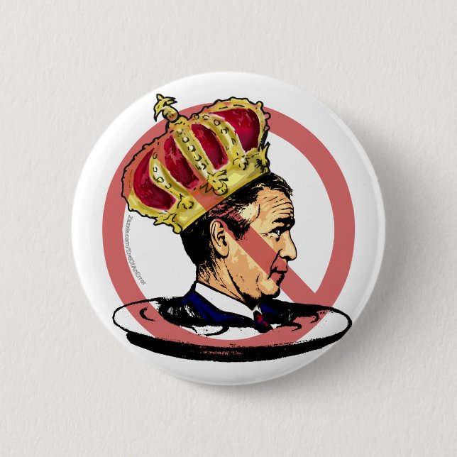 Worst Ever President Anti Bush Gear 2 Inch Round Button (Front)