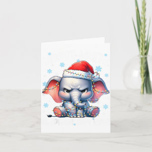 Worst White Elephant Ever Christmas Xmas Under 15  Card