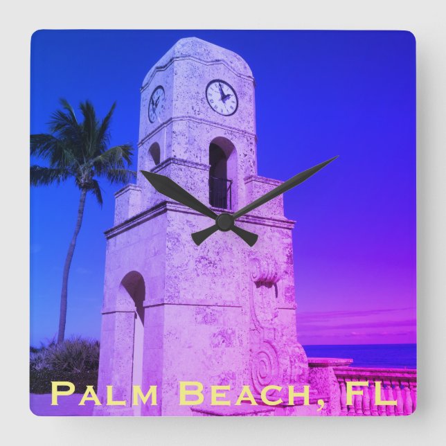 Worth Avenue Horloge Tower - Palm Beach, Floride (Recto)