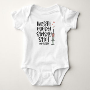 Worth Ever Single Shot IVF Baby Bodysuit