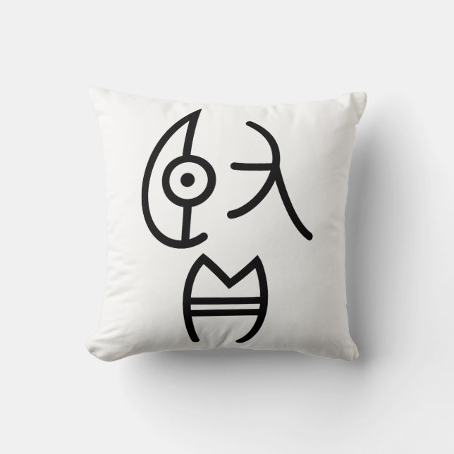 Worth it throw pillow (Front)