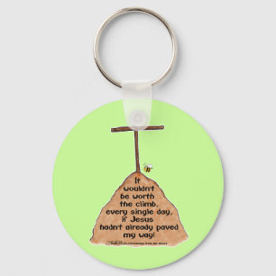 Worth the Climb Keychain