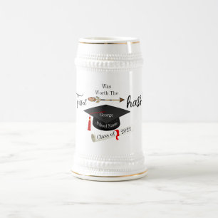 Worth the Hassle Graduation Stein