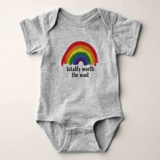 Worth the wait bodysuit (Front)