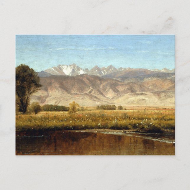 Worthington Whittredge Foothills Colorado Postcard (Front)