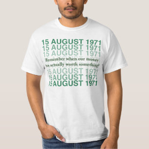 Worthless Money Shirt (front only)