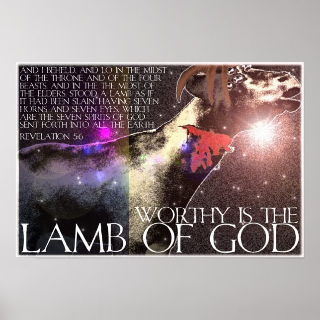 Worthy is the Lamb Poster (Front)