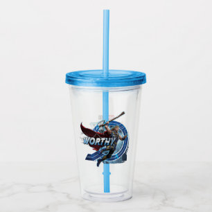 Worthy Thor Stormbreaker Rush Graphic Acrylic Tumbler
