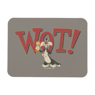 "Wot!" SYLVESTER™ & TWEETY™ Hypnotized Magnet
