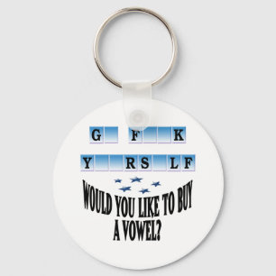 Woul you like to buy a vowel? keychain