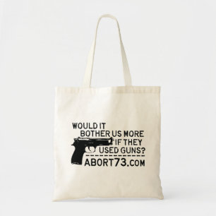 Would it Bother Us More if They Used Guns? Tote Bag