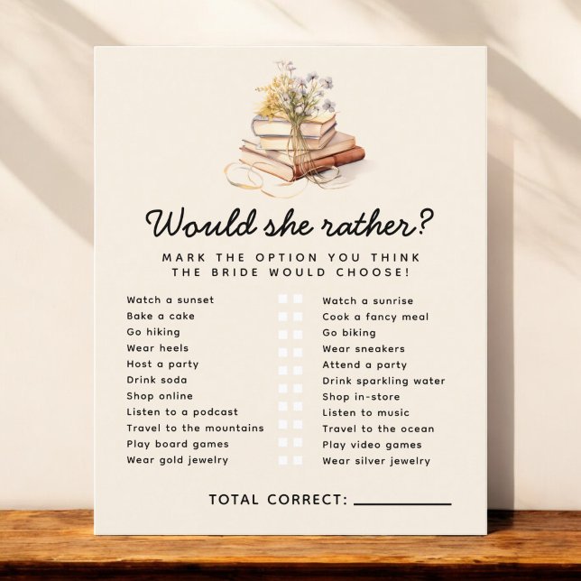 Would She Rather New Chapter Begins Bridal Shower (Creator Uploaded)