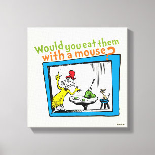 Would You Eat Them With A Mouse? Canvas Print