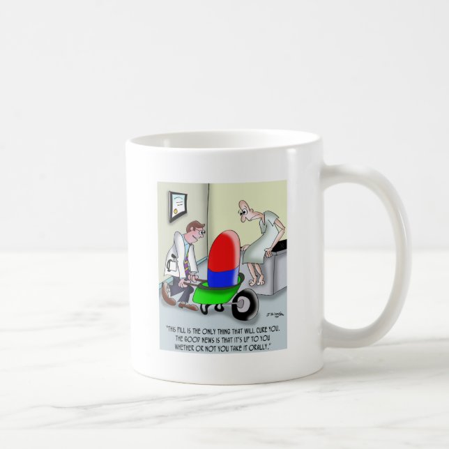 Would You Prefer to Take the Pill Orally? Coffee Mug (Right)
