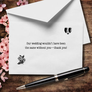 Wouldn't Have Been The Same Without You Wedding Thank You Card