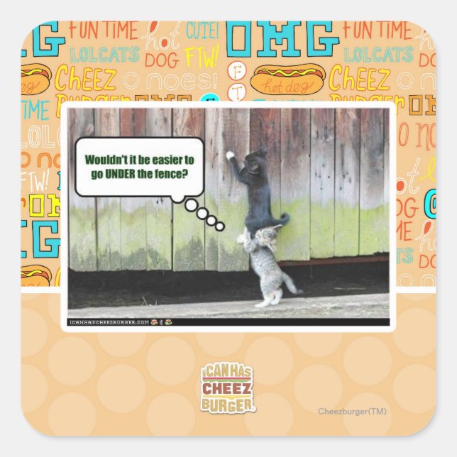 Wouldn't it be easier square sticker (Front)