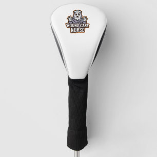 Wound Care Nurse Ghoul Ghost Nurse Halloween Gift  Golf Head Cover