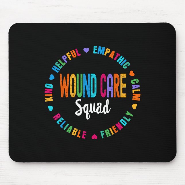 Wound Care Nurse Squad Appreciation Graduation Sta Mouse Pad (Front)