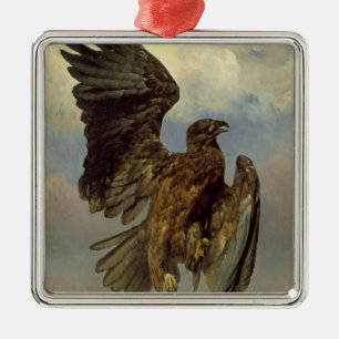 Wounded Eagle (by Rosa Bonheur) Metal Ornament