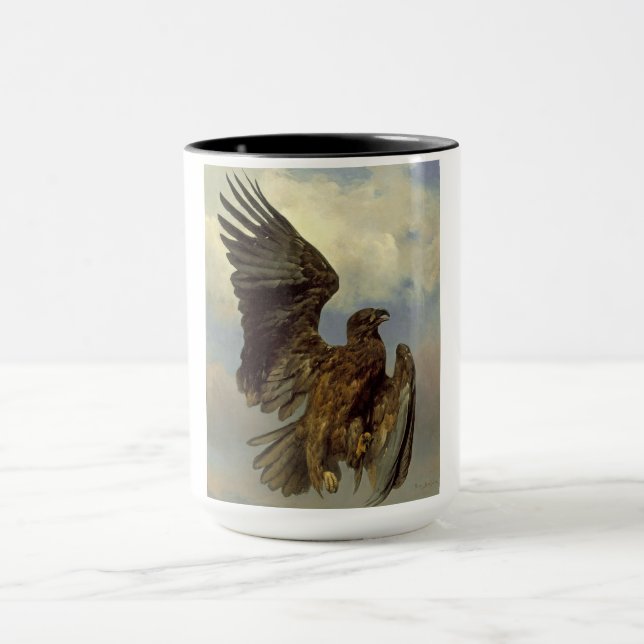 Wounded Eagle (by Rosa Bonheur) Mug (Center)