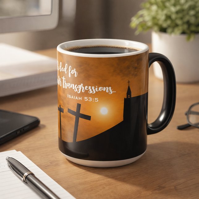 Wounded for Our Transgressions Mug (Creator Uploaded)