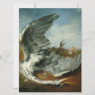 Wounded Heron (by George Frederick Watts) Card