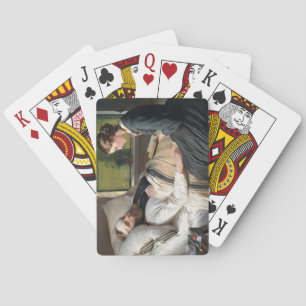 Wounded Warrior (by Elisabeth Jerichau-Baumann) Playing Cards
