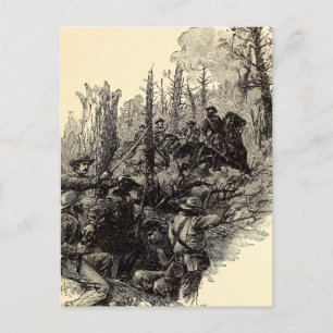 Wounding of Gen. Longstreet Postcard