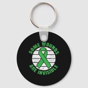 Wounds Are Invisible Mental Health Awareness Suppo Keychain