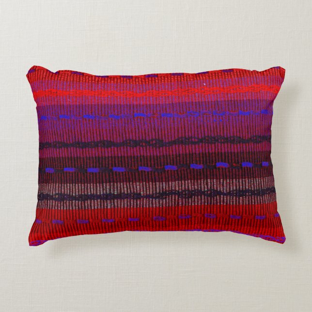 Woven Bands Accent Pillow (Front)