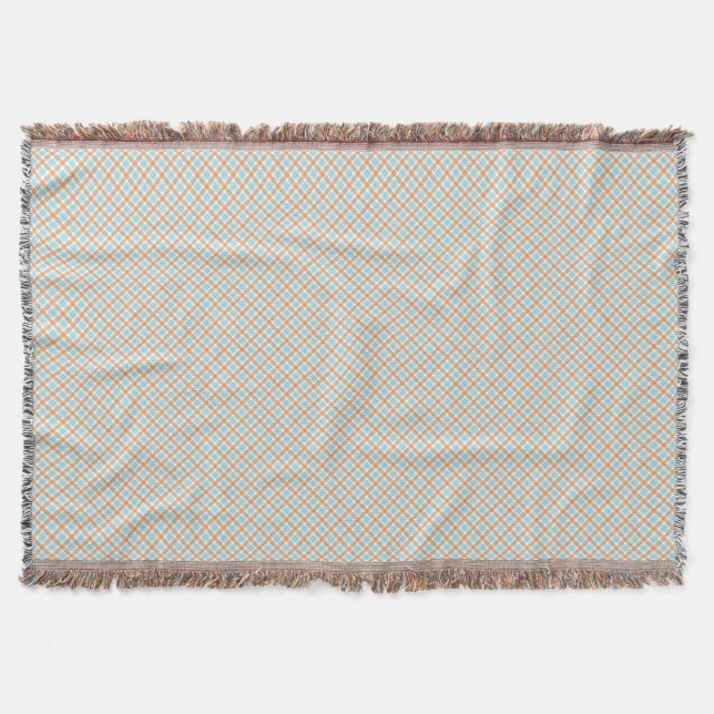 Woven blanket displayed in two orientations (Front)